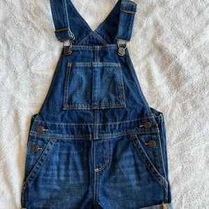 Baby Gap short denim overalls size 4